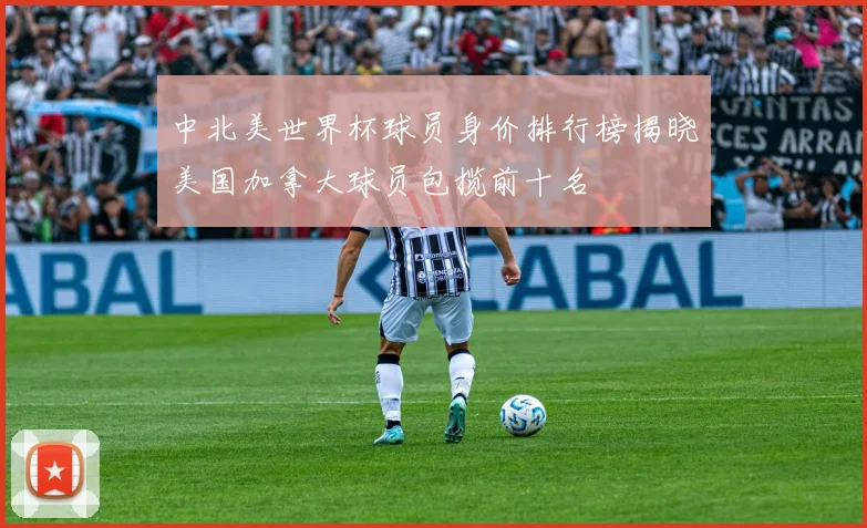 中北美世界杯球员身价排行榜揭晓美国加拿大球员包揽前十名